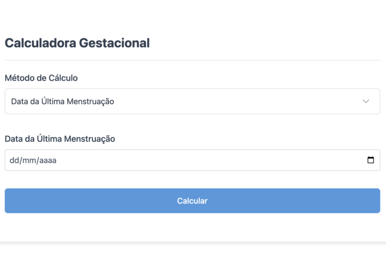 Calculadora Gestacional Pela Data da Concepção